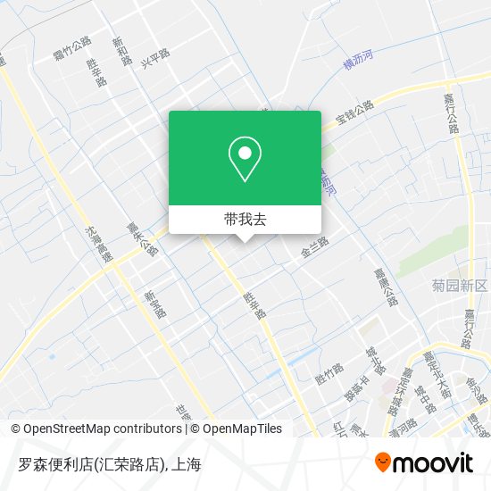 罗森便利店(汇荣路店)地图