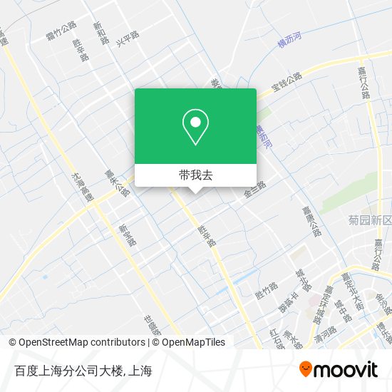 百度上海分公司大楼地图