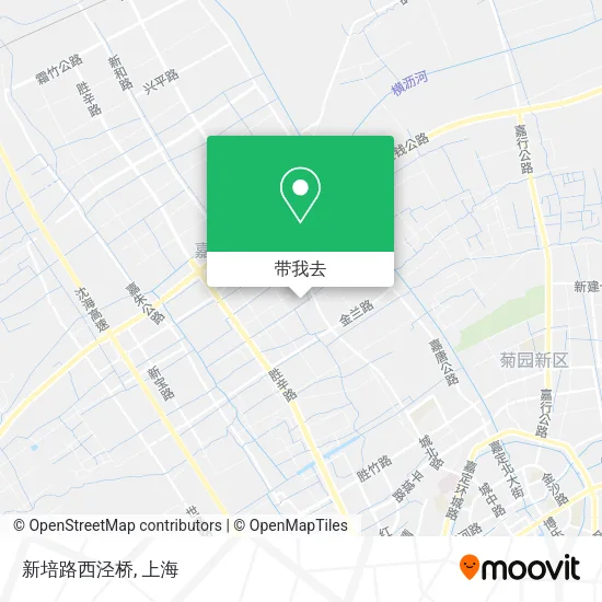 新培路西泾桥地图