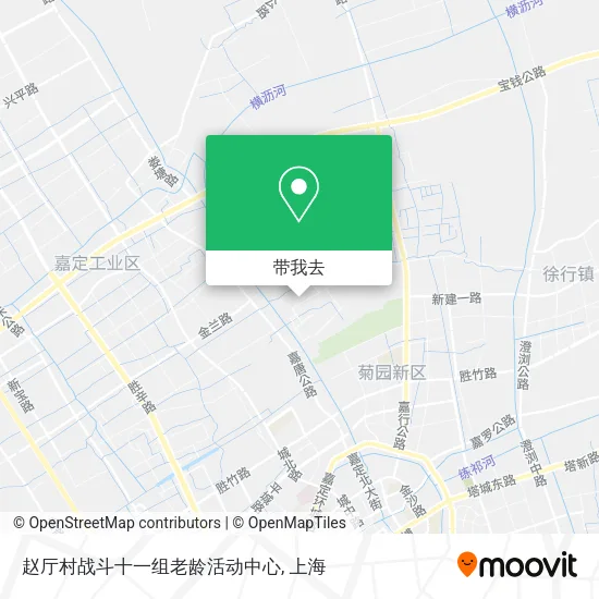 赵厅村战斗十一组老龄活动中心地图