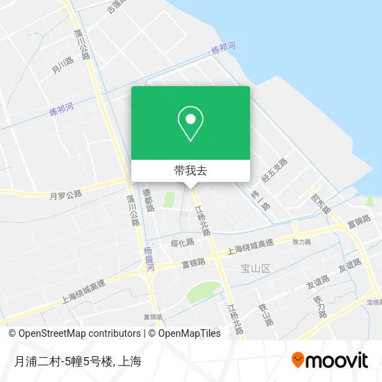 月浦二村-5幢5号楼地图