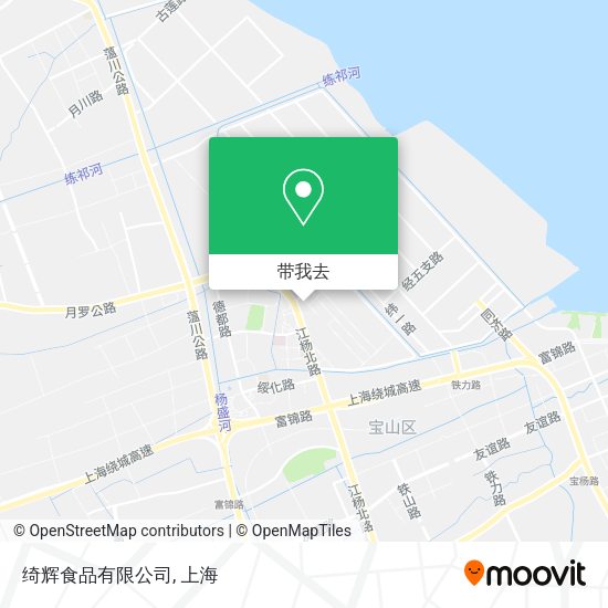 绮辉食品有限公司地图