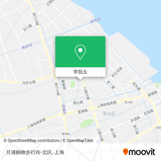 月浦购物步行街-北区地图