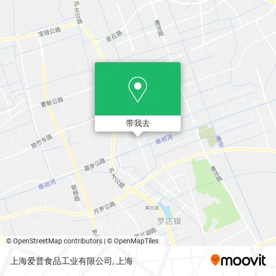 上海爱普食品工业有限公司地图