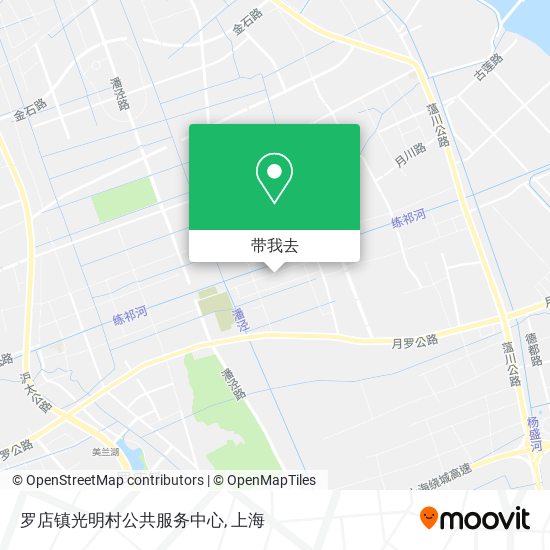 罗店镇光明村公共服务中心地图