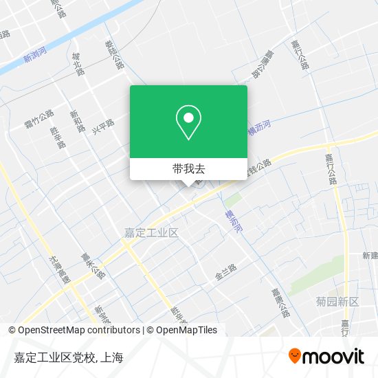 嘉定工业区党校地图