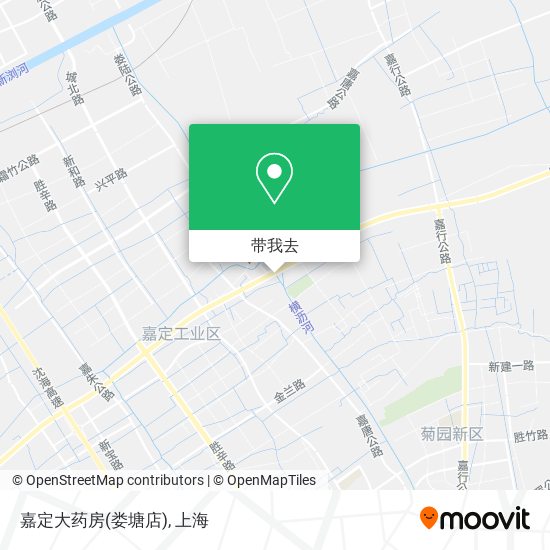 嘉定大药房(娄塘店)地图