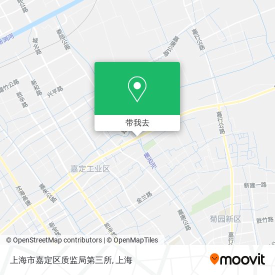 上海市嘉定区质监局第三所地图