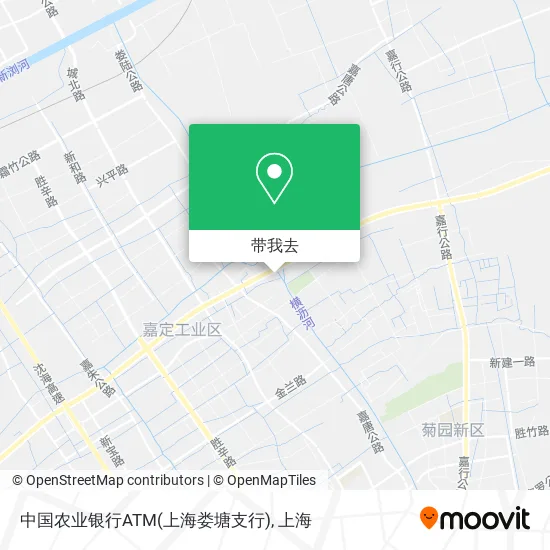 中国农业银行ATM(上海娄塘支行)地图