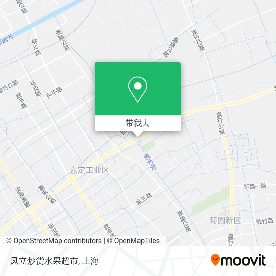 凤立炒货水果超市地图