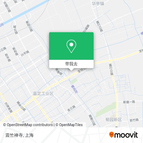震竺禅寺地图