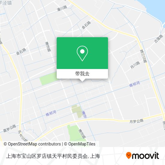 上海市宝山区罗店镇天平村民委员会地图