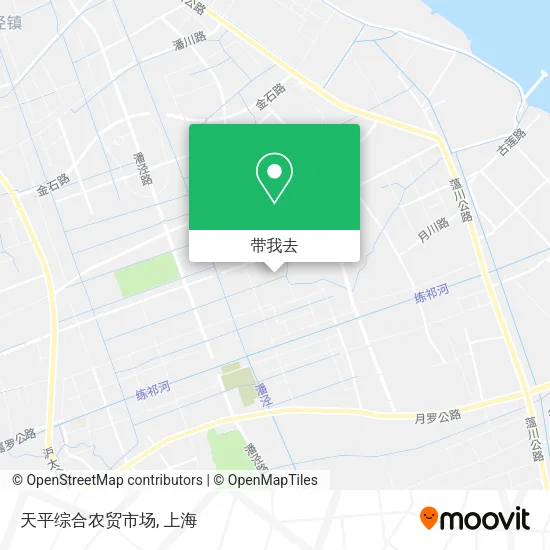 天平综合农贸市场地图