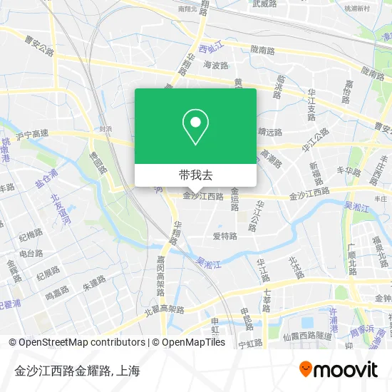 金沙江西路金耀路地图