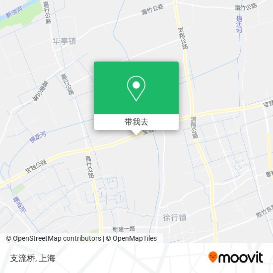 支流桥地图