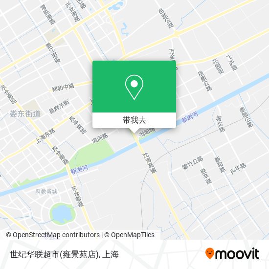 世纪华联超市(雍景苑店)地图