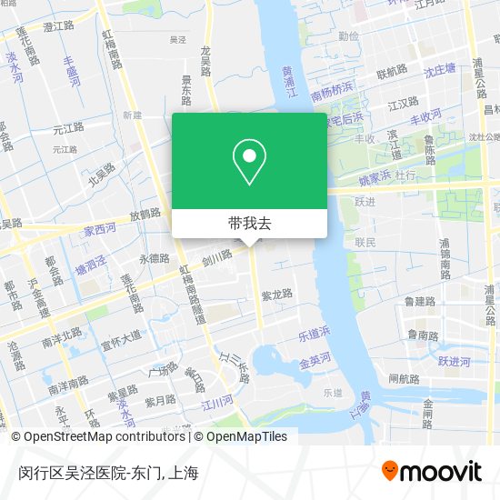 闵行区吴泾医院-东门地图