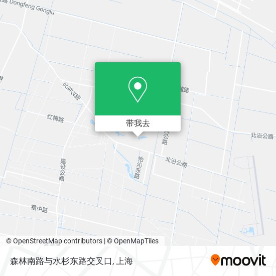 森林南路与水杉东路交叉口地图