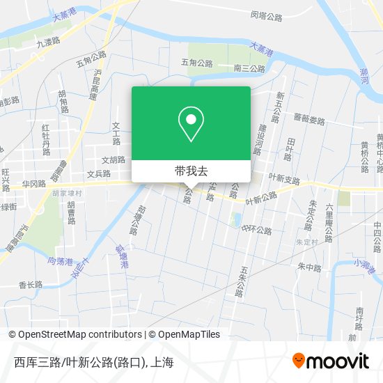西厍三路/叶新公路(路口)地图