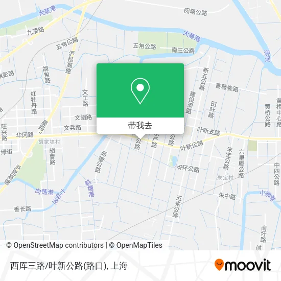 西厍三路/叶新公路(路口)地图