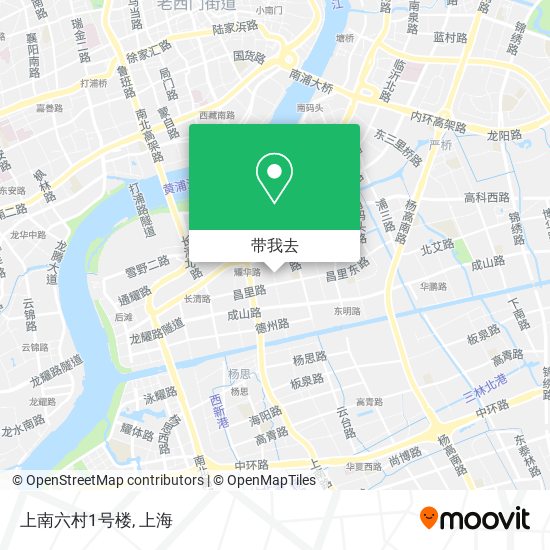 上南六村1号楼地图