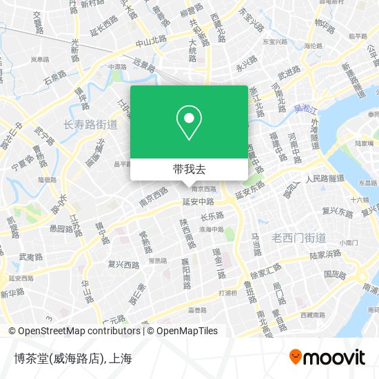 博茶堂(威海路店)地图