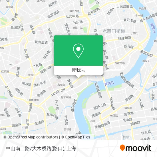 中山南二路/大木桥路(路口)地图