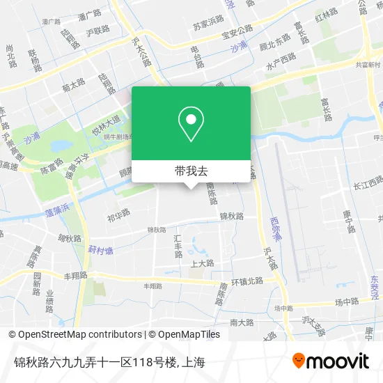 锦秋路六九九弄十一区118号楼地图
