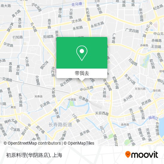 初原料理(华阴路店)地图