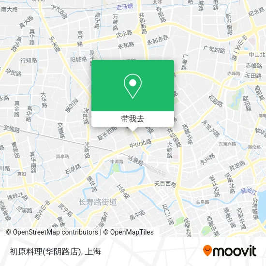 初原料理(华阴路店)地图