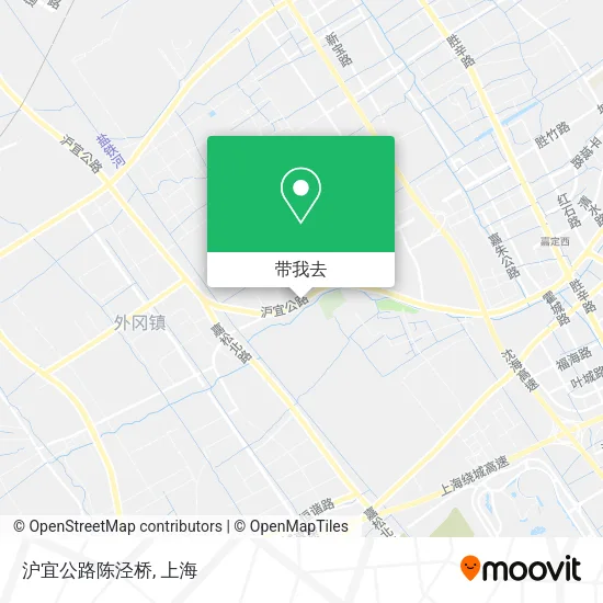 沪宜公路陈泾桥地图