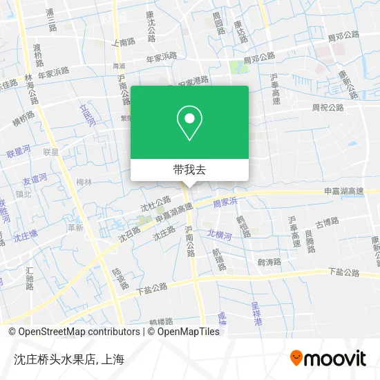 沈庄桥头水果店地图