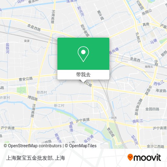 上海聚宝五金批发部地图