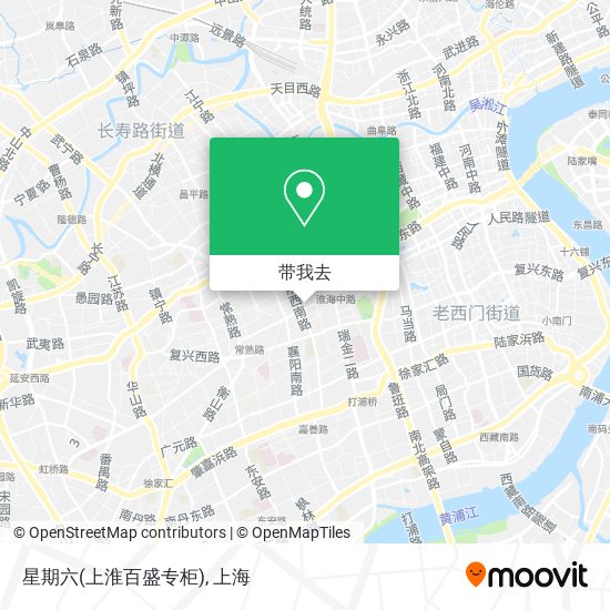 星期六(上淮百盛专柜)地图