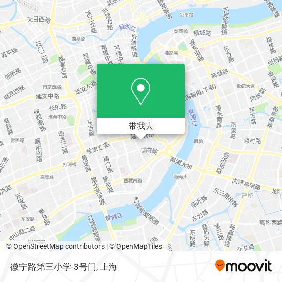 徽宁路第三小学-3号门地图