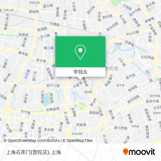 上海石库门(普陀店)地图