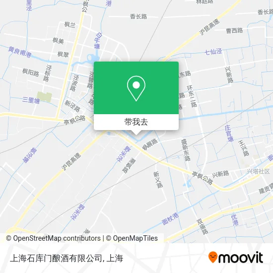 上海石库门酿酒有限公司地图