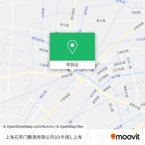 上海石库门酿酒有限公司(白牛路)地图
