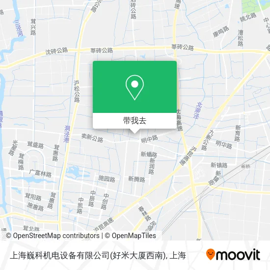 上海巍科机电设备有限公司(好米大厦西南)地图