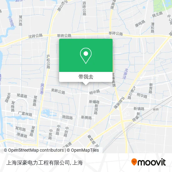 上海深豪电力工程有限公司地图
