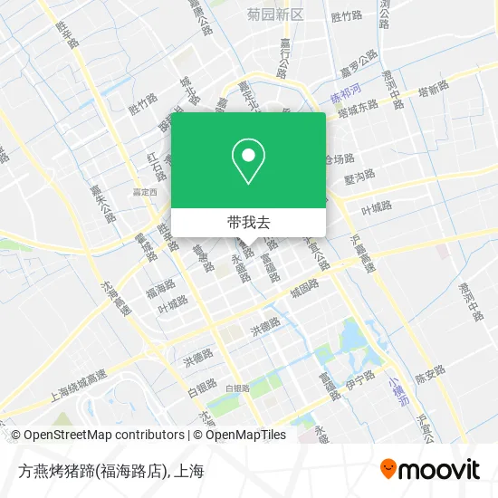 方燕烤猪蹄(福海路店)地图