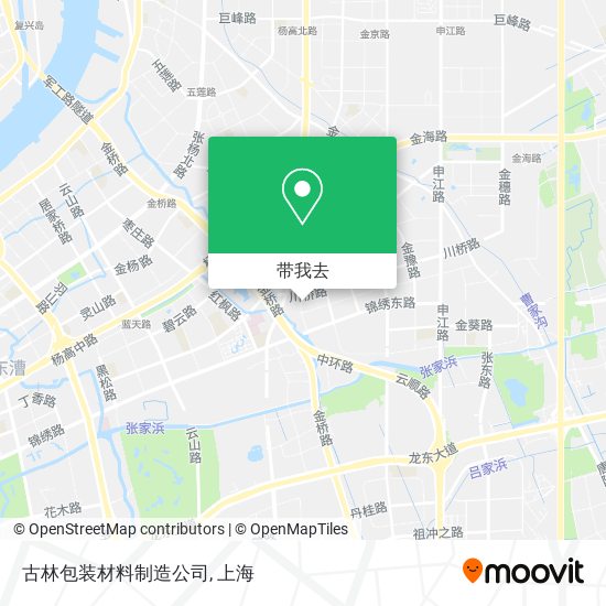 古林包装材料制造公司地图