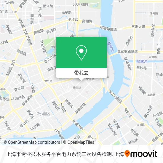 上海市专业技术服务平台电力系统二次设备检测地图