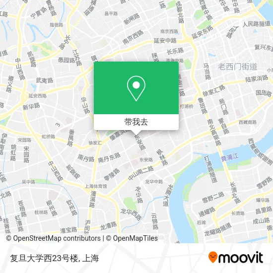 复旦大学西23号楼地图