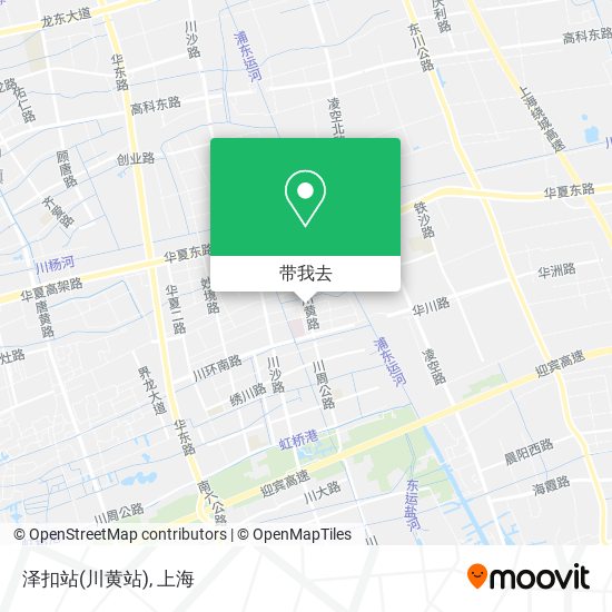 泽扣站(川黄站)地图