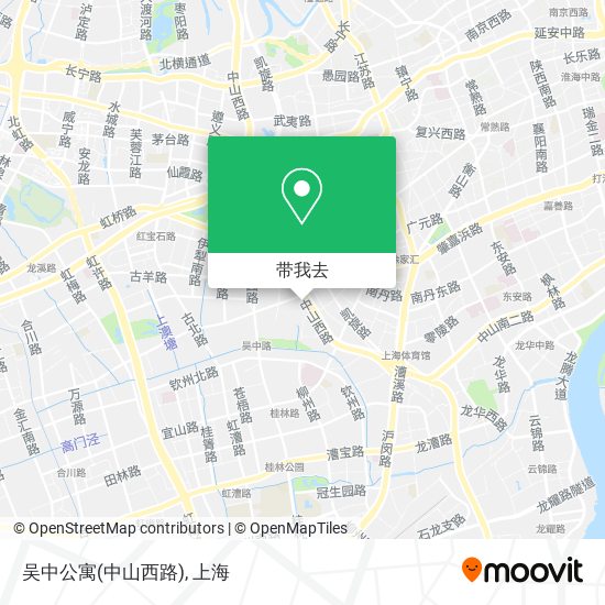 吴中公寓(中山西路)地图