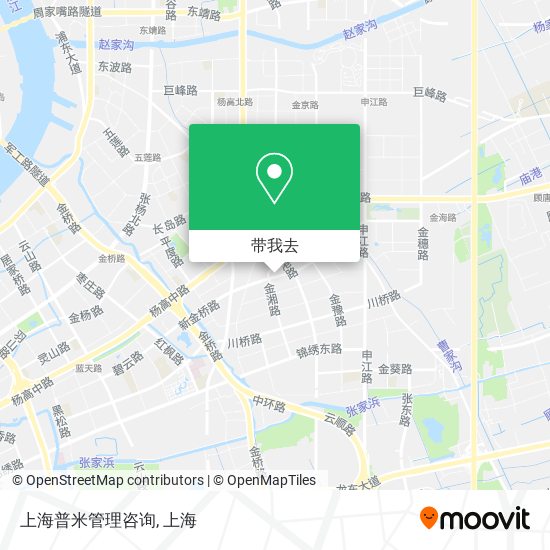 上海普米管理咨询地图