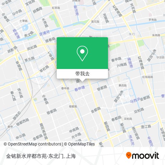 金铭新水岸都市苑-东北门地图