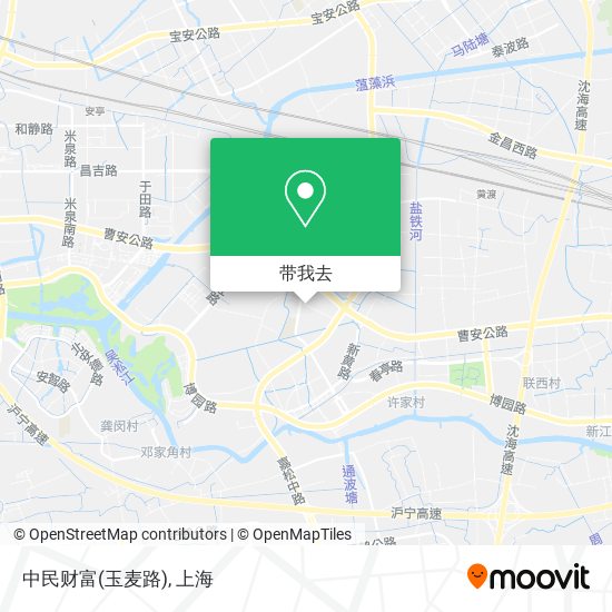 中民财富(玉麦路)地图