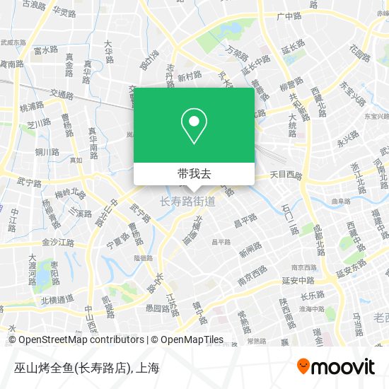 巫山烤全鱼(长寿路店)地图